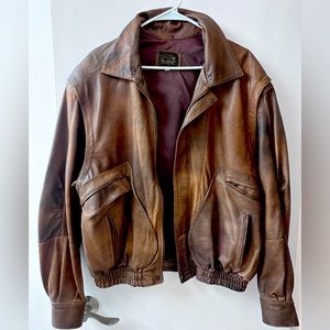 Alain deFrance 100 %  leather Jacket